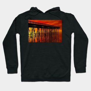 The Pier 38 at Sunset Hoodie